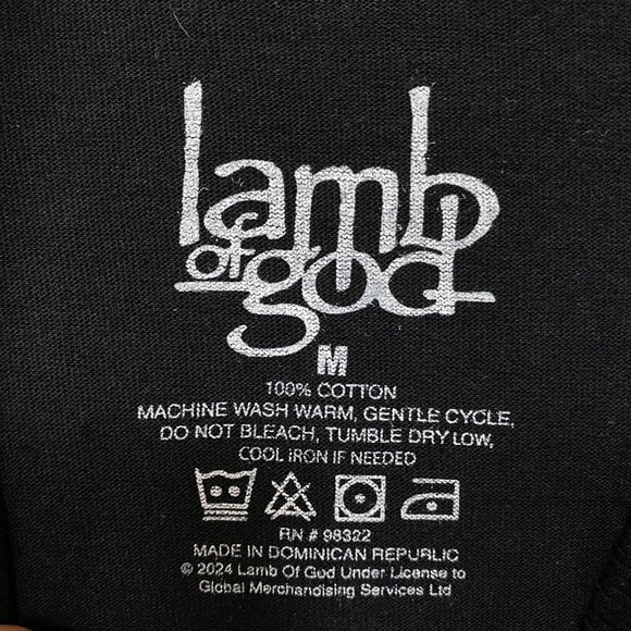 Lamb Of God Dark Phoenix Black T-Shirt Medium - Picture 4 of 4